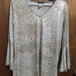 Beautiful Cream Sequined Top